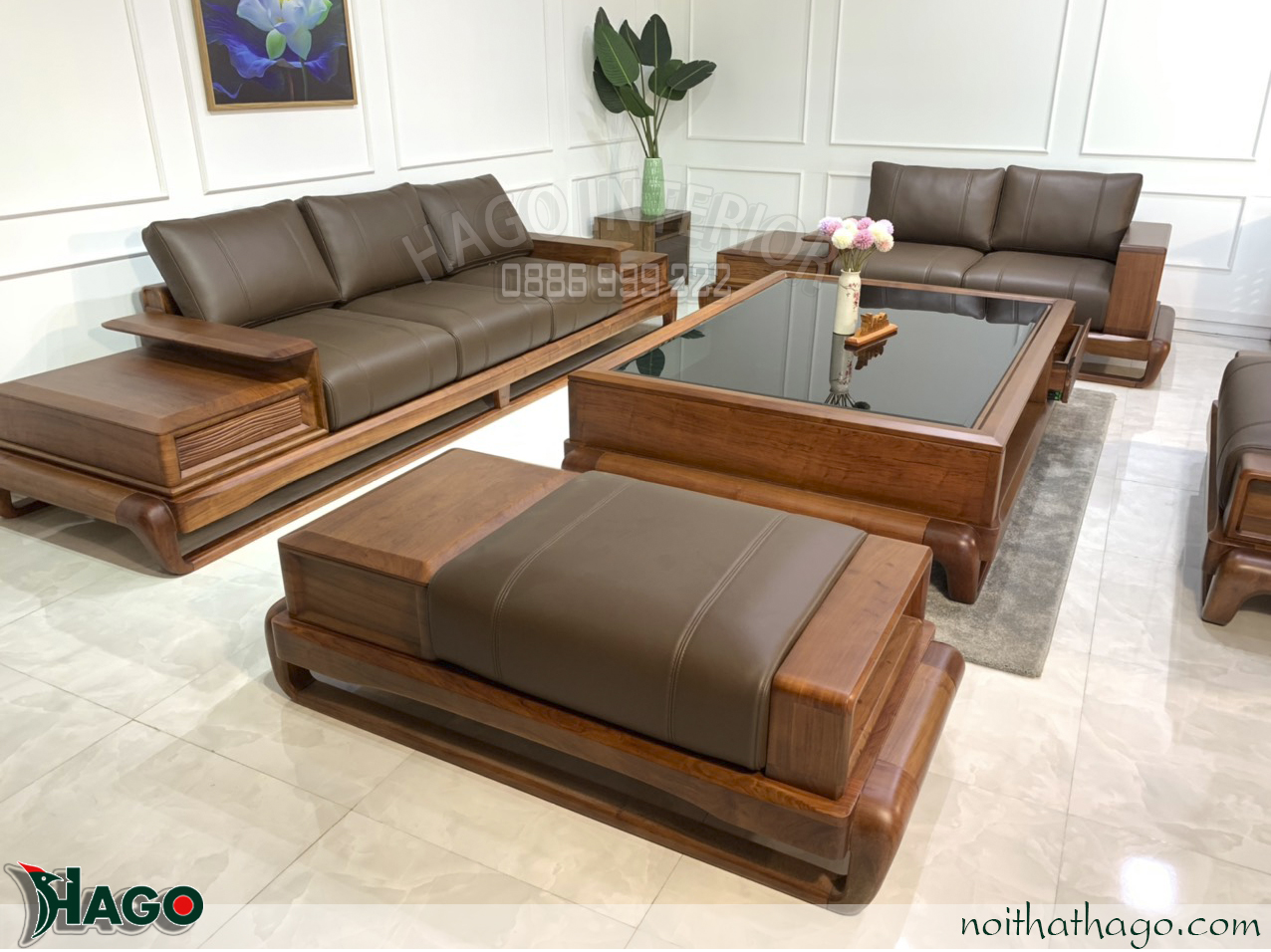 Sofa gỗ hiện đại tại hà tĩnh