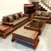 Bộ bàn ghế sofa gỗ tự nhiên bán chạy nhất tại nội thất Hago Vinh