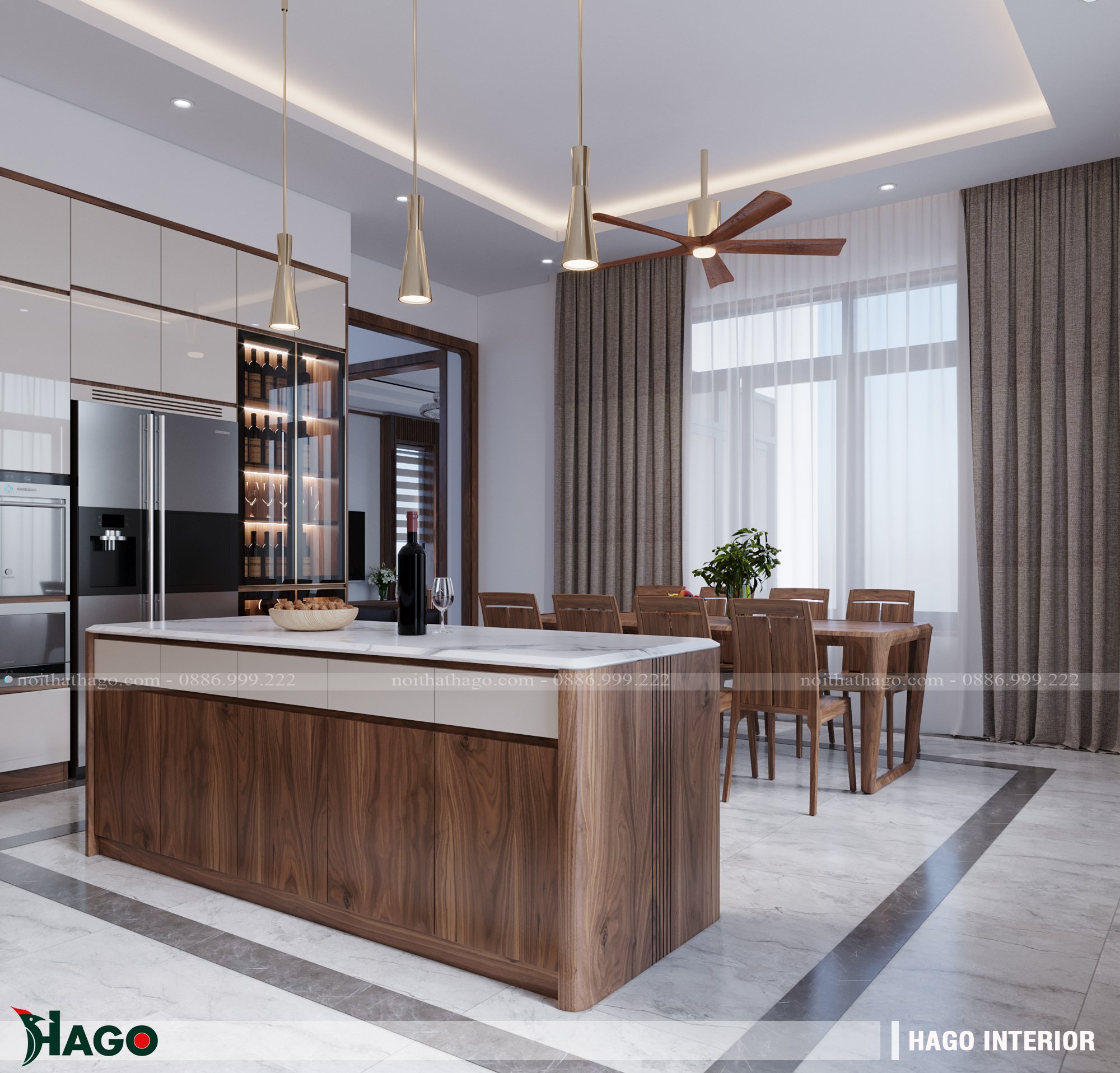 thi công tủ bếp đẹp giá rẻ