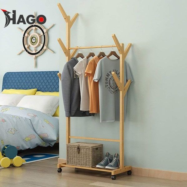 giá treo đồ gỗ