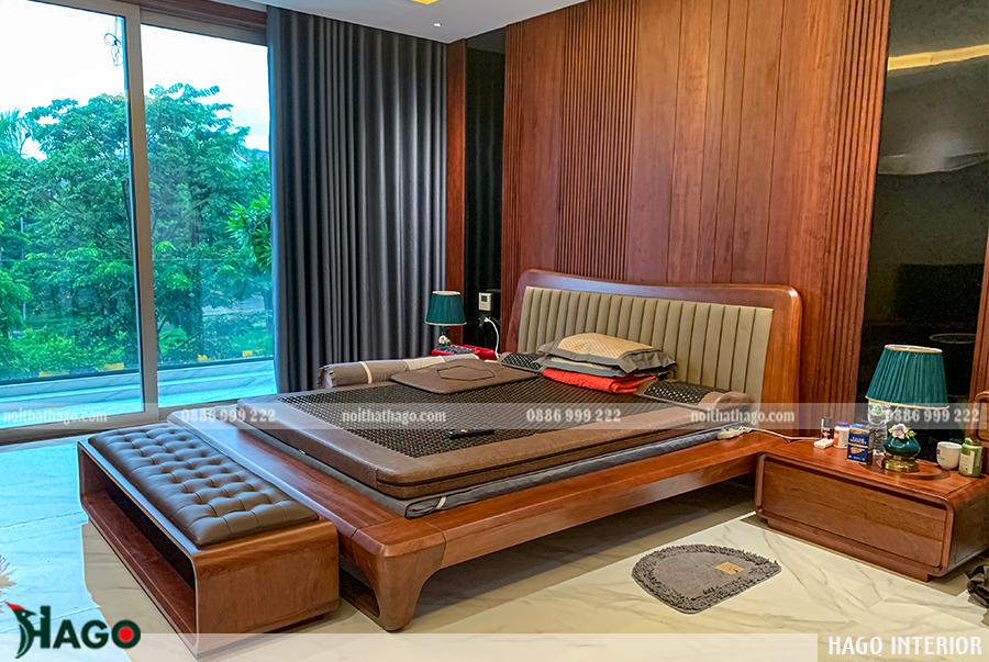 Giường ngủ gỗ Hương Đá 1,8m x 2m