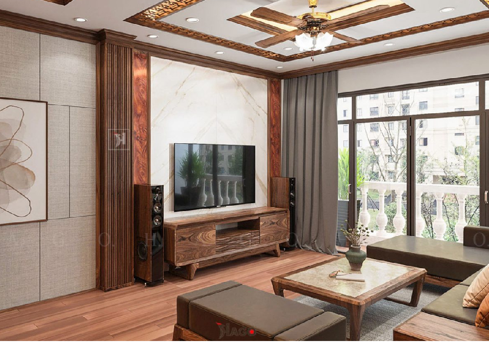 Sofa Gỗ Óc Chó Cadillac