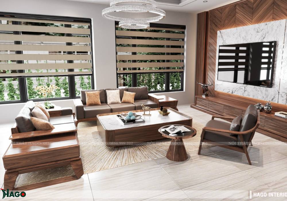 thiết kế nội thất gỗ Lim Nam Phi TP Vinh
