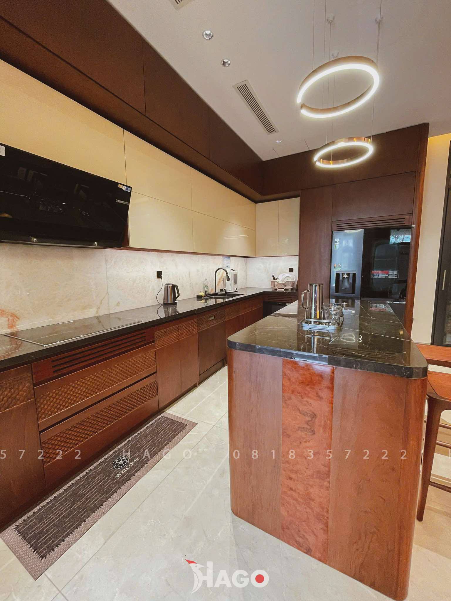 Tủ Bếp Gỗ Hương Đá Hiện Đại TA.TB06 - Ảnh 4