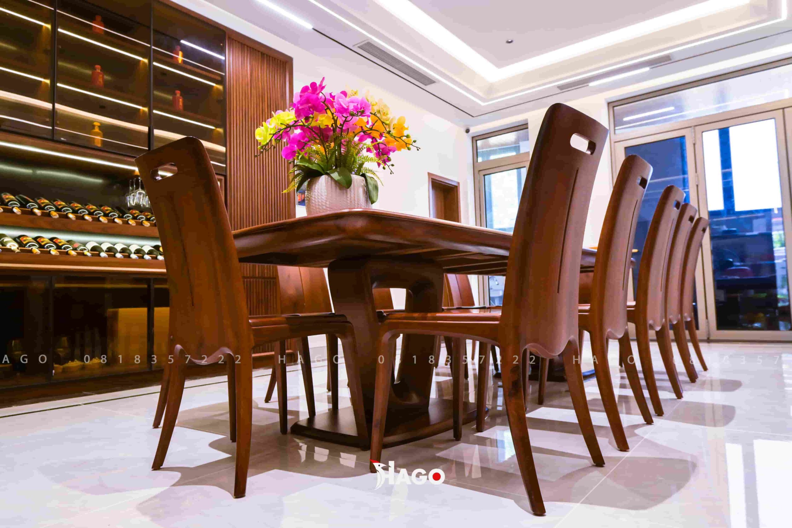 Bàn ghế ăn gỗ Hương Đá Wignt - Ảnh 4