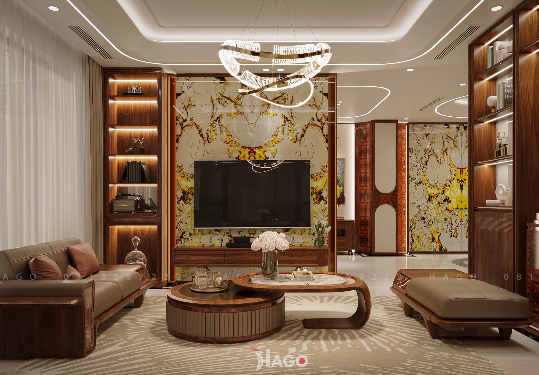 Sofa Gỗ Hiện Đại Bevias - Ảnh 4