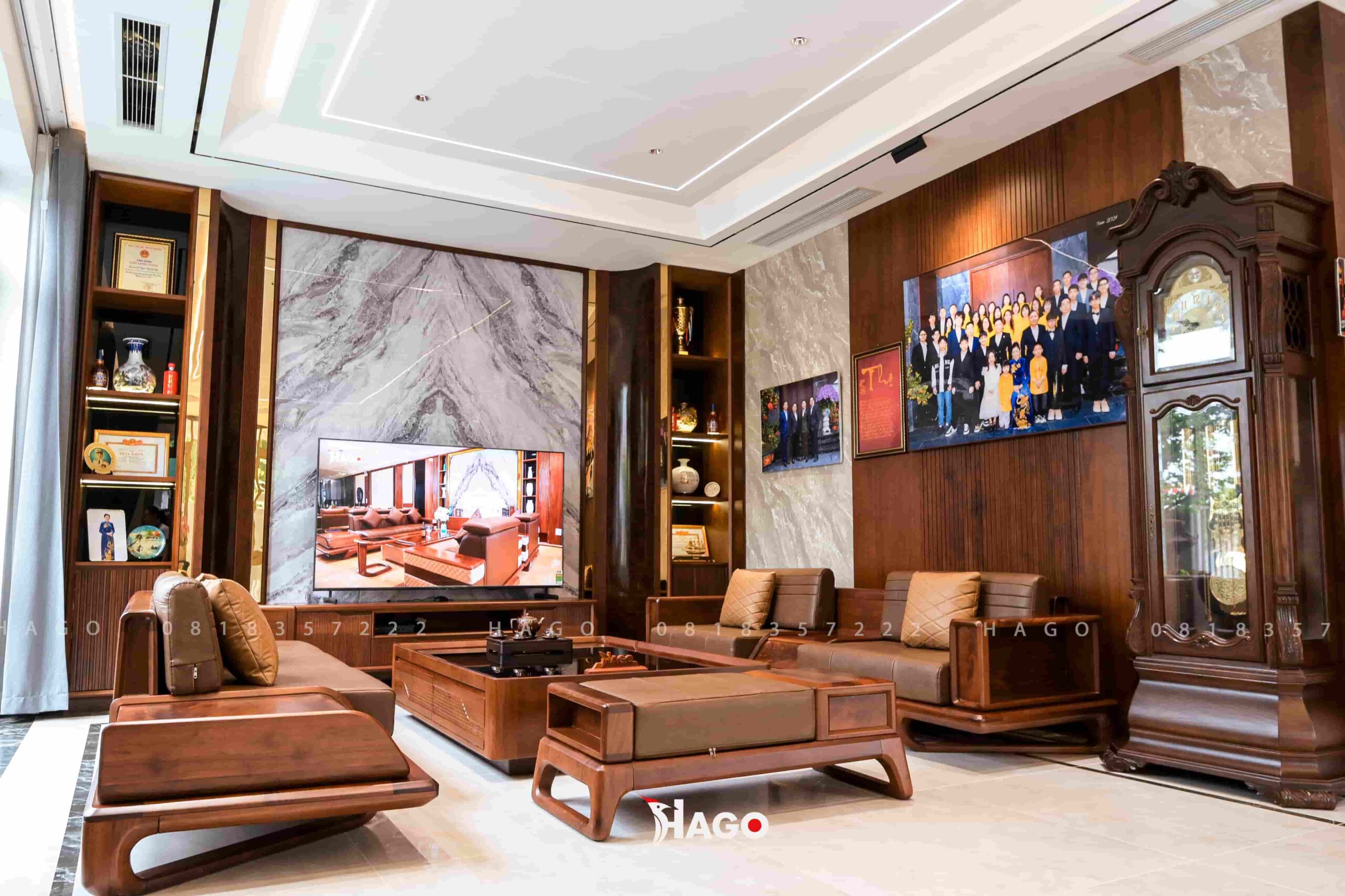 Sofa Gỗ Óc Chó Gaifo - Ảnh 4