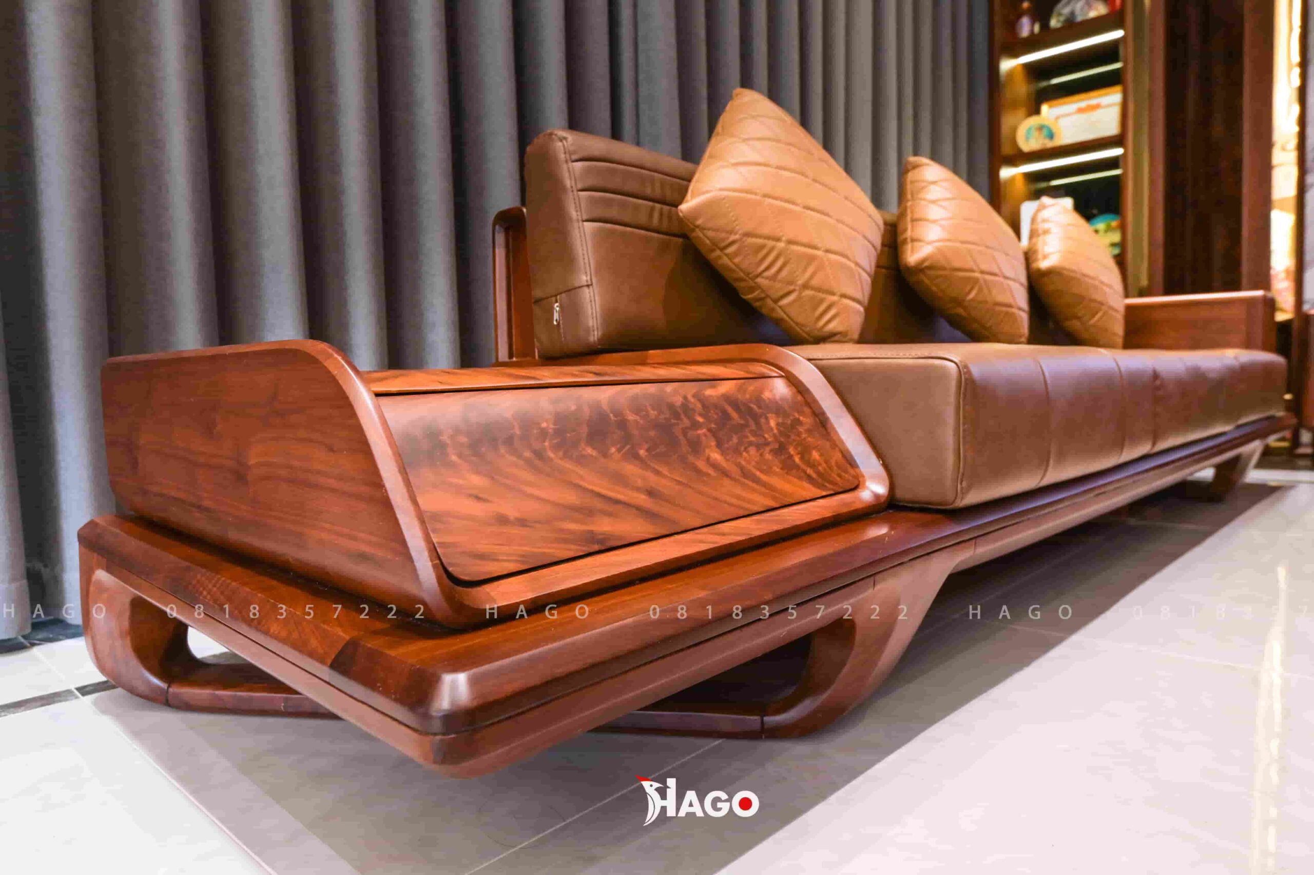 Sofa Gỗ Óc Chó Gaifo - Ảnh 8
