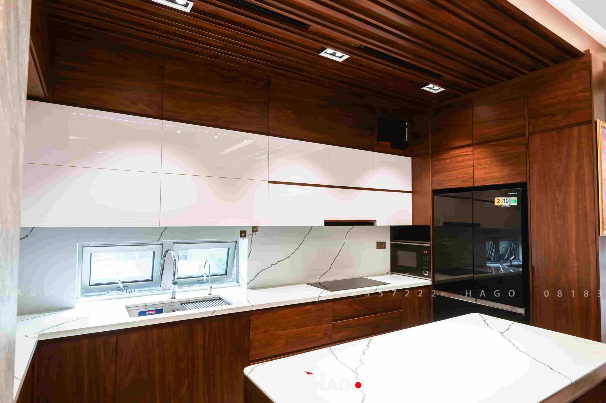 Tủ Bếp Gỗ Tự Nhiên Cao Cấp - Ảnh 3