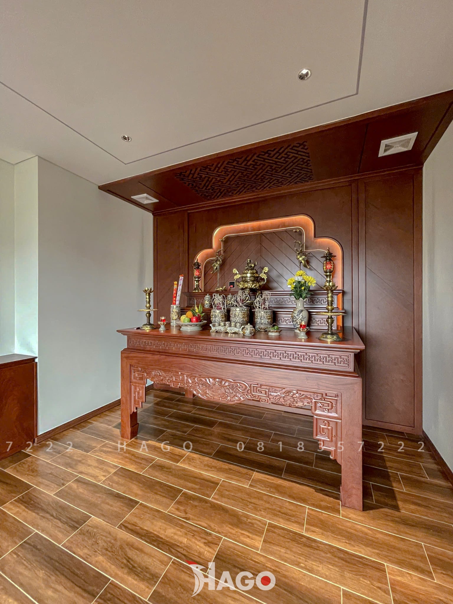 Bàn thờ gỗ đẹp